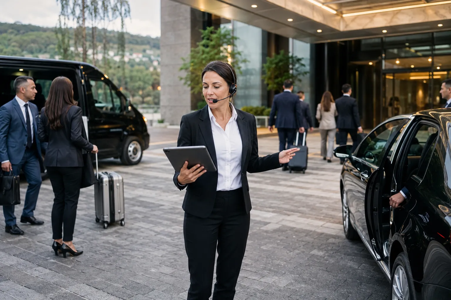 Coordinación entre hoteles, sedes y eventos privados